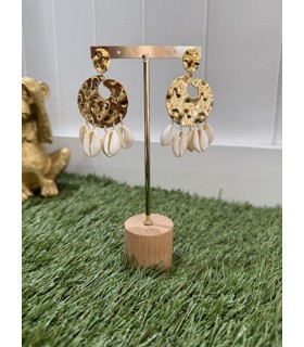Pendientes Multiconchas. Bisuteria.  | Bambalinas Closet