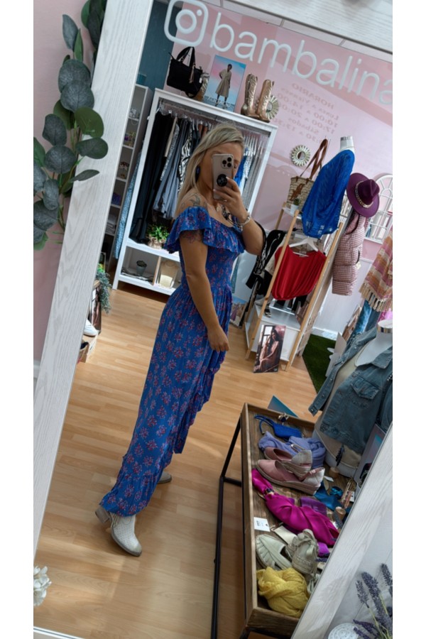 Vestido Kaira. Vestidos. Color: azul klein; Tallas: talla unica | Bambalinas