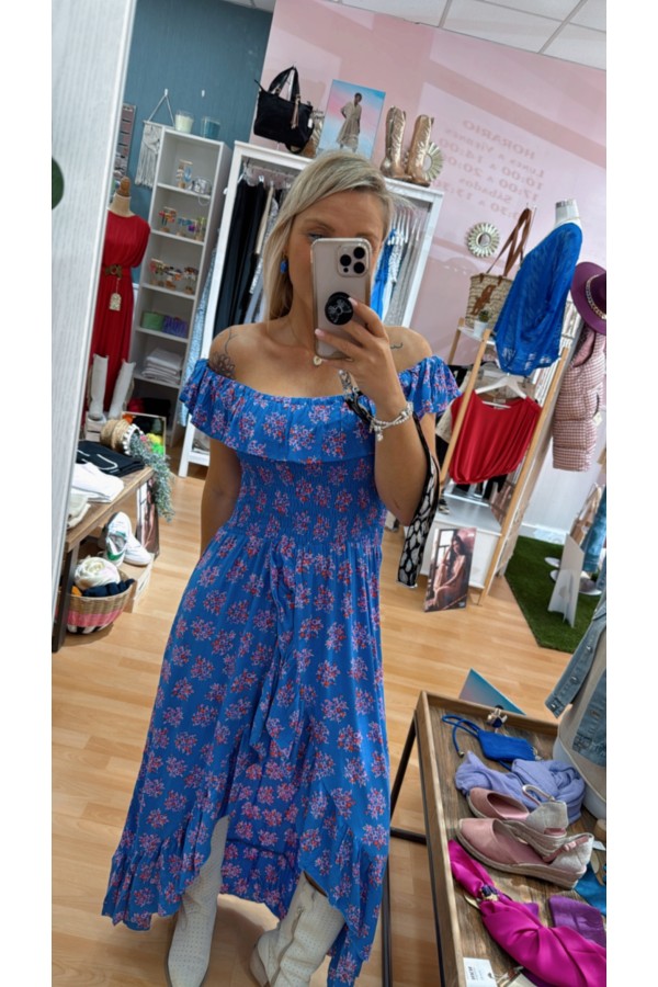 Vestido Kaira. Vestidos. Color: azul klein; Tallas: talla unica | Bambalinas