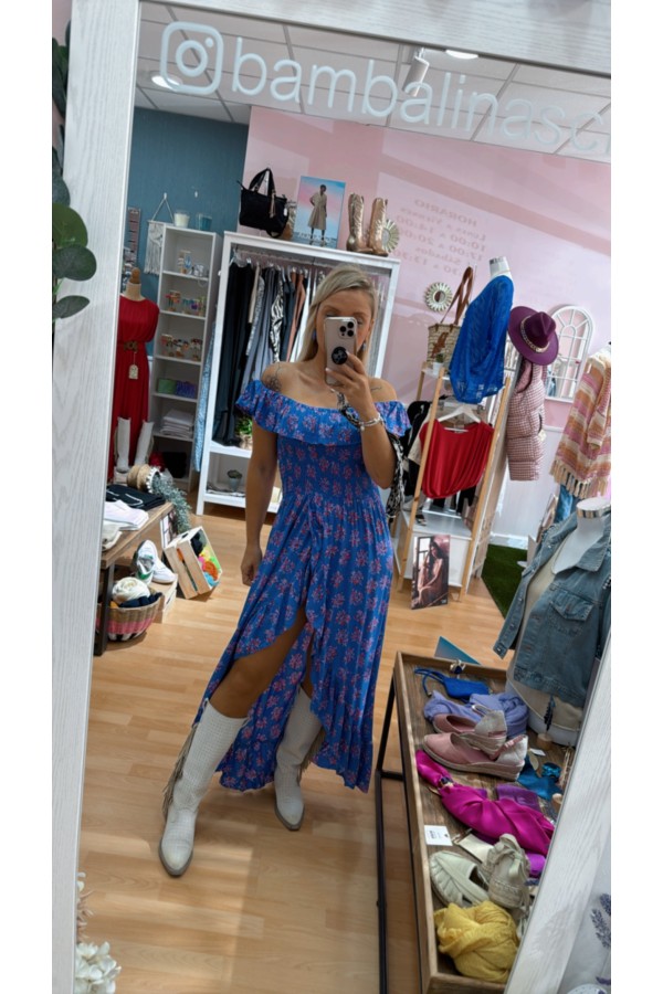 Vestido Kaira. Vestidos. Color: azul klein; Tallas: talla unica | Bambalinas