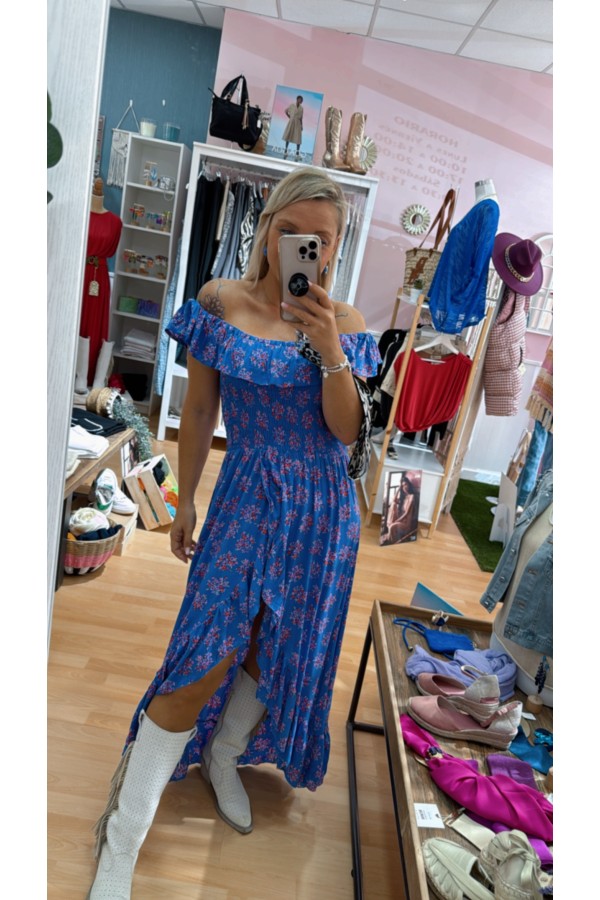 Vestido Kaira. Vestidos. Color: azul klein; Tallas: talla unica | Bambalinas