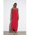 Vestido Chloe Cadena. Vestidos BSB. Color: rojo, negro, maquillaje; Tallas: xs