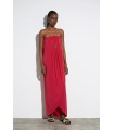 Vestido Chloe Cadena. Vestidos BSB. Color: rojo, negro, maquillaje; Tallas: xs