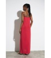 Vestido Chloe Cadena. Vestidos BSB. Color: rojo, negro, maquillaje; Tallas: xs