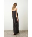 Vestido Chloe Cadena. Outlet. Color: rojo, negro, maquillaje; Tallas: xs, s, m, l
