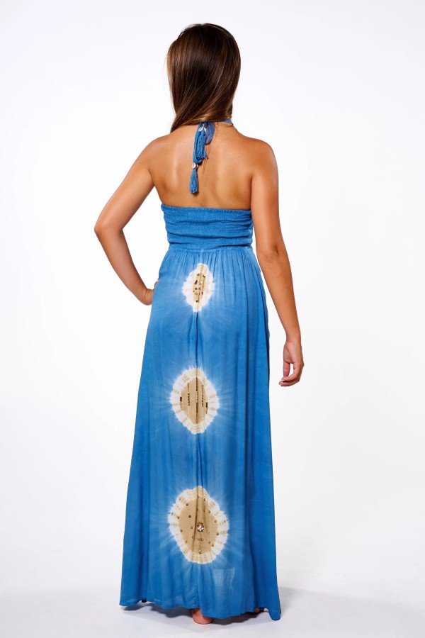 Vestido Balibo. Inicio. Color: gris antracita, azul cielo; Tallas: talla unica |