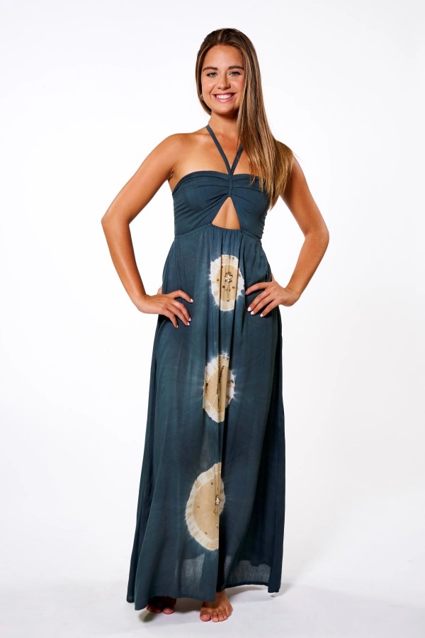 Vestido Balibo. Inicio. Color: gris antracita, azul cielo; Tallas: talla unica |
