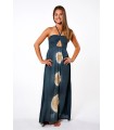 Vestido Balibo. Inicio. Color: gris antracita, azul cielo; Tallas: talla unica |