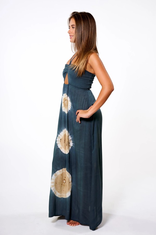 Vestido Balibo. Inicio. Color: gris antracita, azul cielo; Tallas: talla unica |