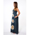 Vestido Balibo. Inicio. Color: gris antracita, azul cielo; Tallas: talla unica |