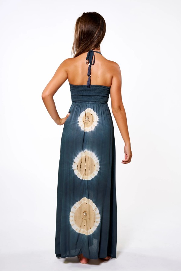 Vestido Balibo. Inicio. Color: gris antracita, azul cielo; Tallas: talla unica |