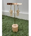 Pendientes Caballito Beige. Bisuteria.  | Bambalinas Closet