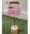 Pendientes Lanzarote Rosa. Bisuteria.  | Bambalinas Closet