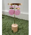 Pendientes Lanzarote Rosa. Bisuteria.  | Bambalinas Closet