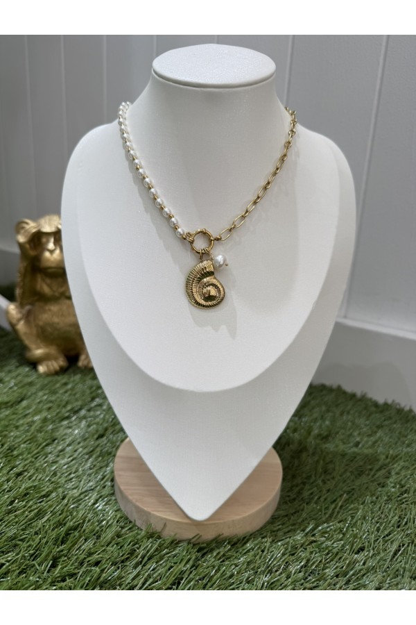 Collar Caracola. Bisuteria.  | Bambalinas Closet