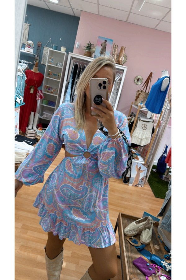 Vestido Cadiz. Vestidos. Color: lila; Tallas: talla unica | Bambalinas Closet