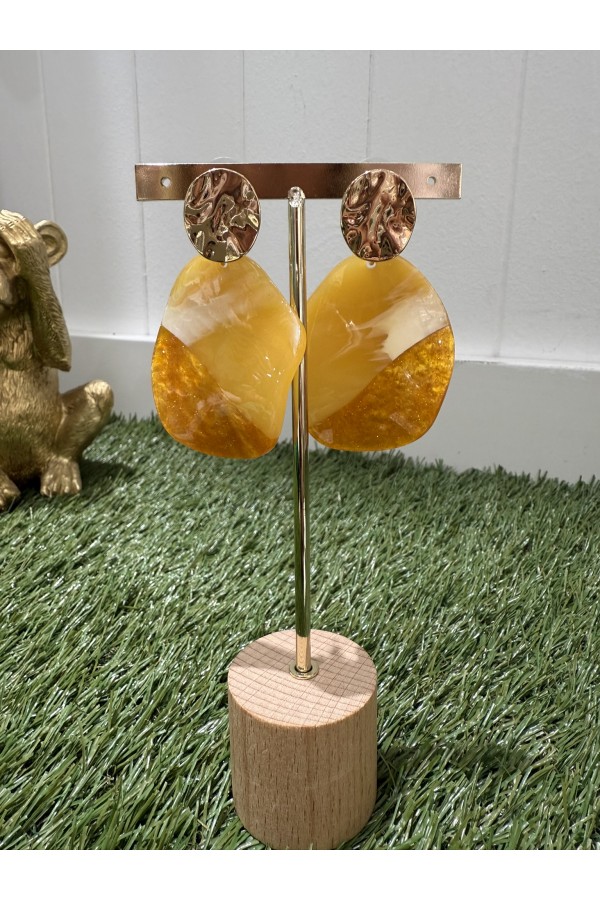 Pendiente Isla Mostaza. Bisuteria.  | Bambalinas Closet