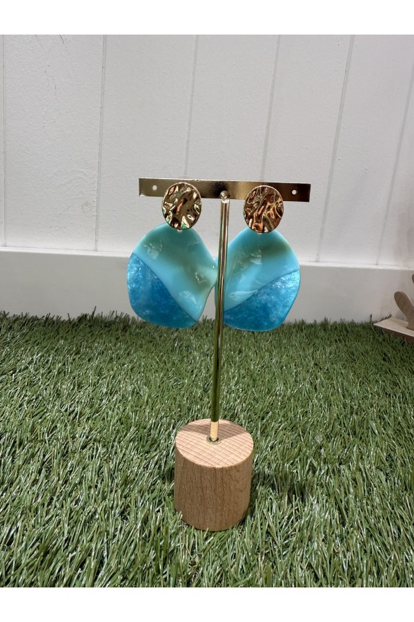Pendiente Isla Turquesa. Bisuteria.  | Bambalinas Closet