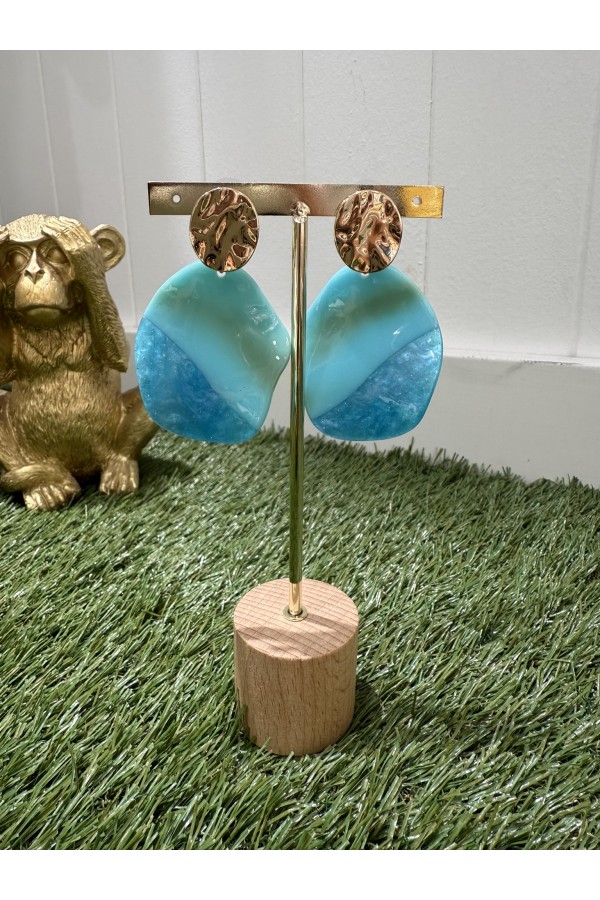 Pendiente Isla Turquesa. Bisuteria.  | Bambalinas Closet