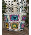 Capazo Patchwork Blanco. Inicio.  | Bambalinas Closet