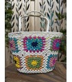 Capazo Patchwork Blanco. Inicio.  | Bambalinas Closet