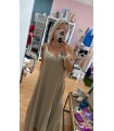 Vestido Sicilia. Vestidos. Color: turquesa, azul cielo, beige, negro; Tallas: