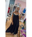 Vestido Sicilia. Vestidos. Color: turquesa, azul cielo, beige, negro; Tallas: