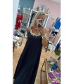 Vestido Sicilia. Vestidos. Color: turquesa, azul cielo, beige, negro; Tallas: