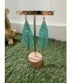 Pendientes Azahar Turquesa. Bisuteria.  | Bambalinas Closet
