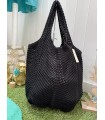 Bolso Ganchillo. Bolsos. Color: blanco roto, negro | Bambalinas Closet