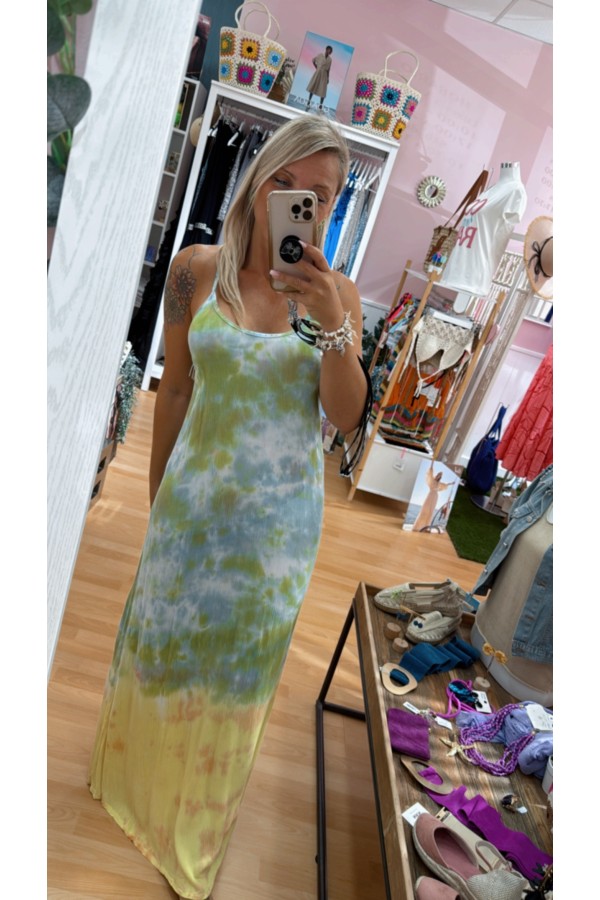 Vestido Perla. Vestidos. Color: verde lima, lila; Tallas: talla unica |