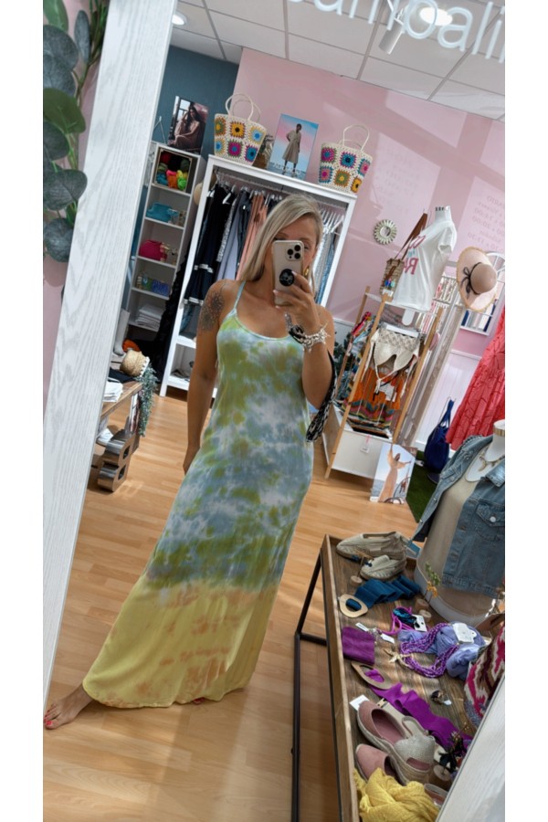 Vestido Perla. Vestidos. Color: verde lima, lila; Tallas: talla unica |