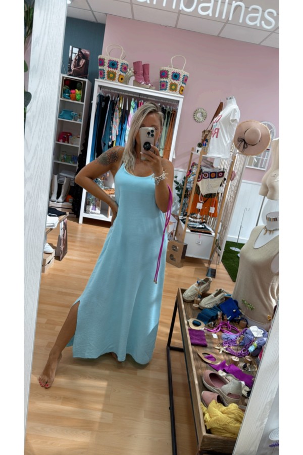 Vestido Cruz. Vestidos. Color: negro, amarillo pastel, verde kaki, rojo