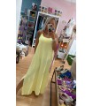 Vestido Cruz. Vestidos. Color: negro, amarillo pastel, verde kaki, rojo