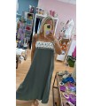 Vestido Macarena. Vestidos. Color: verde kaki, vino, verde oceano, blanco;