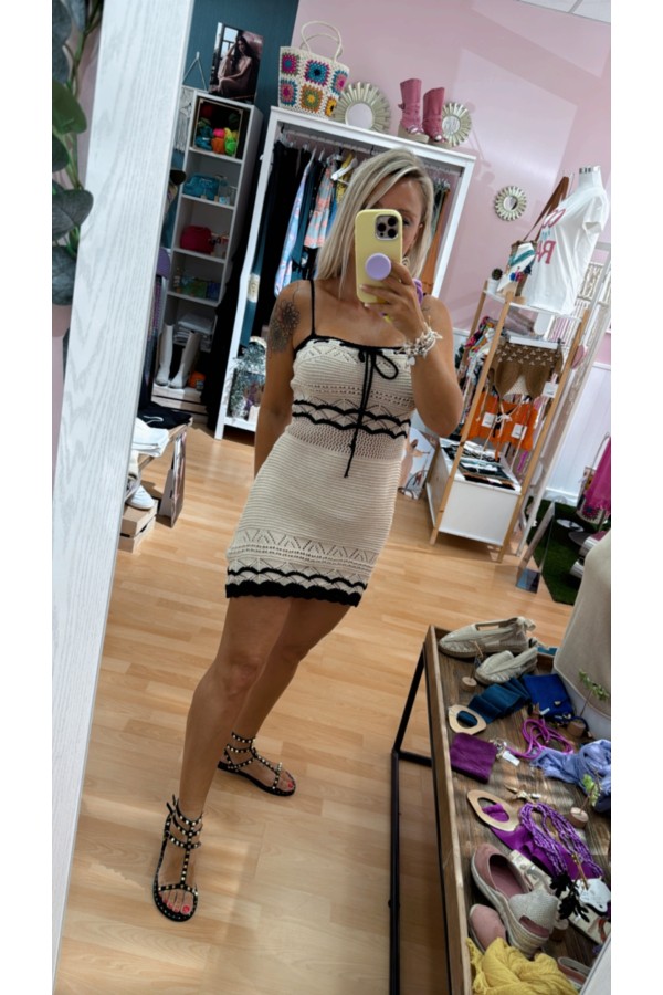 Vestido Crochet. Inicio.  | Bambalinas Closet