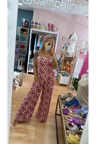 Mono Tejas. Monos / Conjuntos. Color: denim claro, teja; Tallas: talla unica |