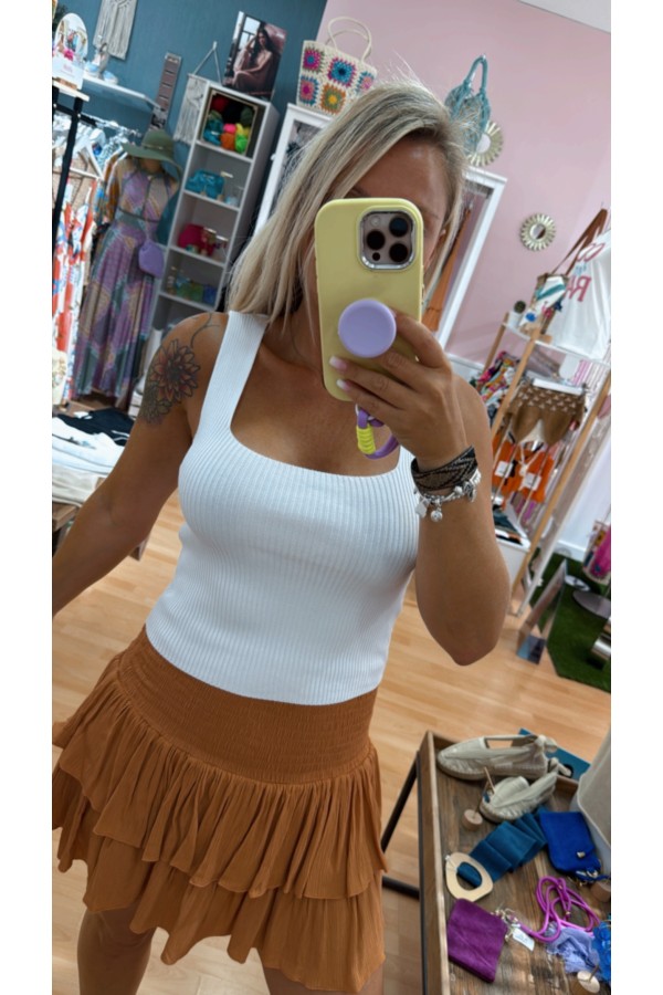 Top Canale Blanco. Camisas / Tops/Chalecos.  | Bambalinas Closet