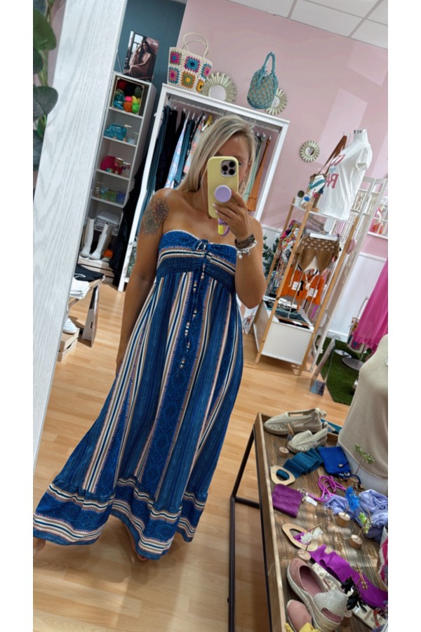 Vestido Mejico Azul Klein. Vestidos.  | Bambalinas Closet