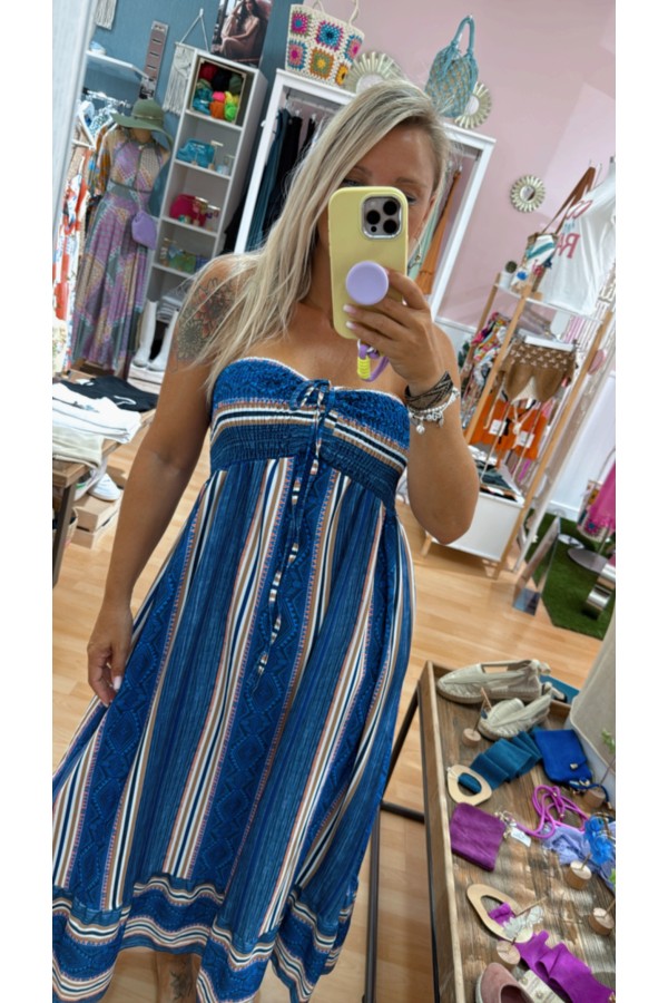 Vestido Mejico Azul Klein. Vestidos.  | Bambalinas Closet