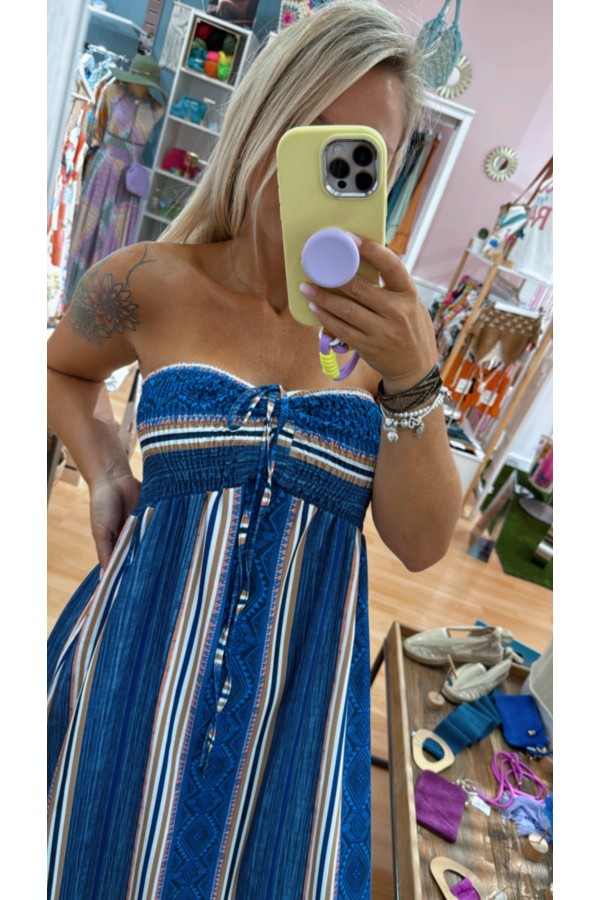 Vestido Mejico Azul Klein