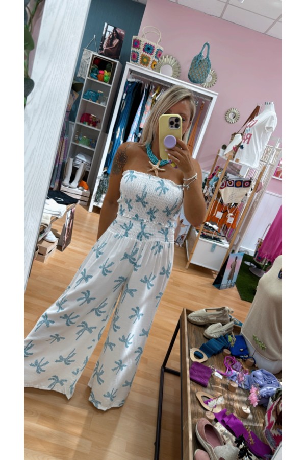 Conjunto Oasis Turquesa. Monos / Conjuntos.  | Bambalinas Closet