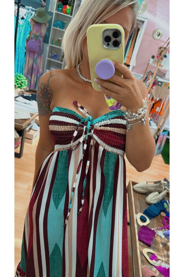 Vestido Puerto Rico Turquesa. Vestidos.  | Bambalinas Closet