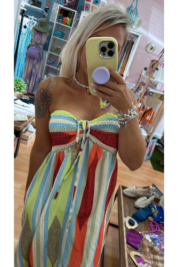 Vestido Puerto Rico Fluor. Vestidos.  | Bambalinas Closet
