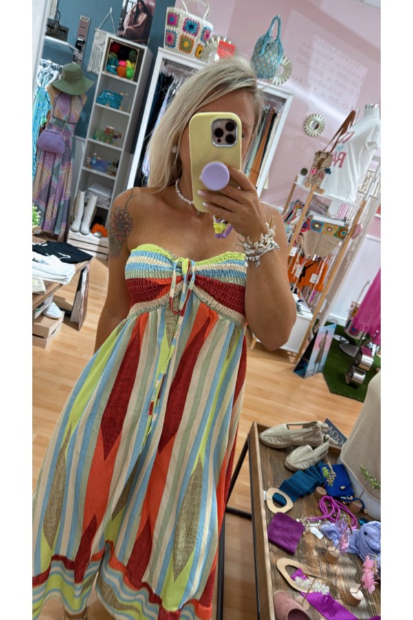 Vestido Puerto Rico Fluor. Vestidos.  | Bambalinas Closet