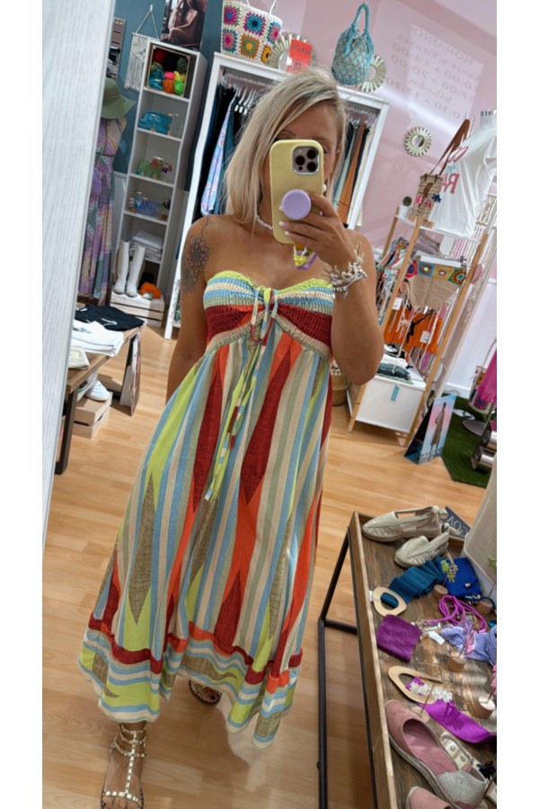 Vestido Puerto Rico Fluor. Vestidos.  | Bambalinas Closet