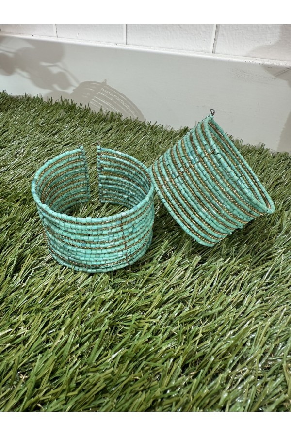 Pulsera Baleares Turquesa. Bisuteria.  | Bambalinas Closet