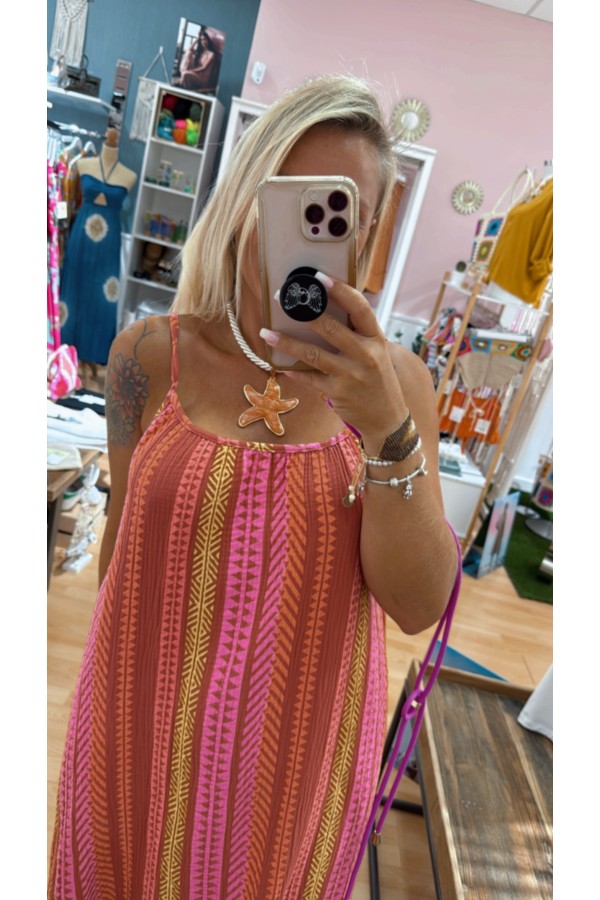 Vestido Azteca Teja. Vestidos.  | Bambalinas Closet