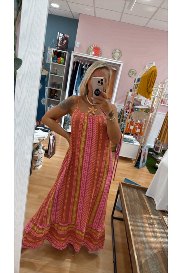 Vestido Azteca Teja. Vestidos.  | Bambalinas Closet
