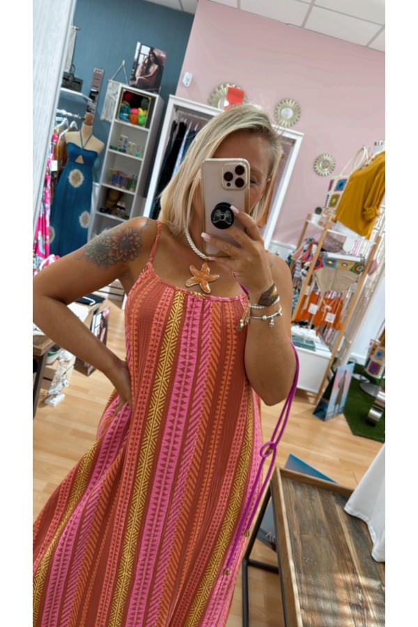 Vestido Azteca Teja. Vestidos.  | Bambalinas Closet